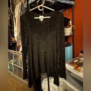 KNOX ROSE black sweater